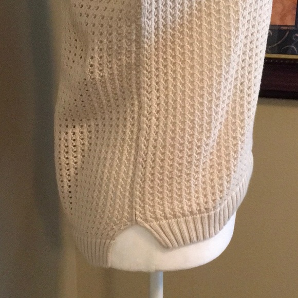 Ivory V-Neck Sweater - Picture 3 of 6